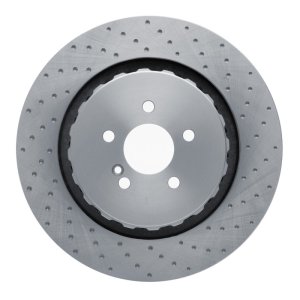 Mercedes-Benz CL63 AMG Brake Rotor (1) - Rear - R1 Concepts - Dimpled - `07-`14